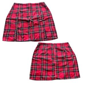 Small Tartan Mini Skirt EUC